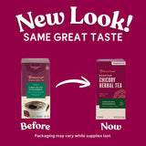 Té de hierbas tostado de chocolate y menta
