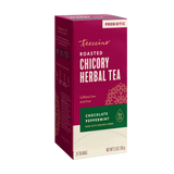 Té de hierbas tostado de chocolate y menta