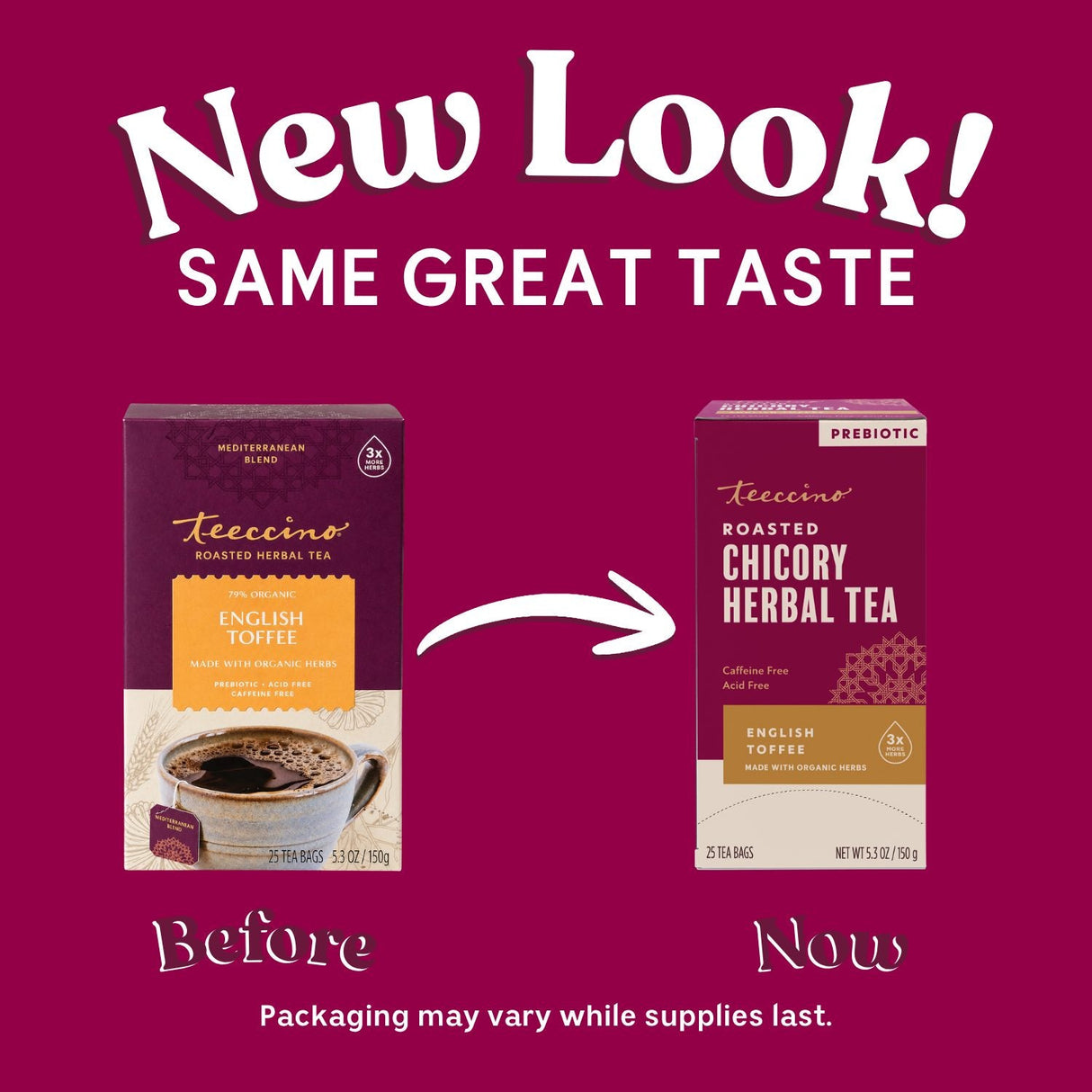 Té Herbal Tostado Sabor Toffee Inglés