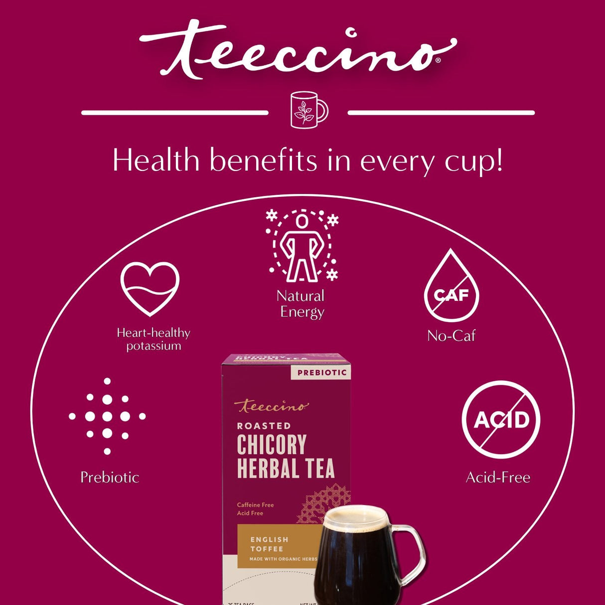 Té Herbal Tostado Sabor Toffee Inglés
