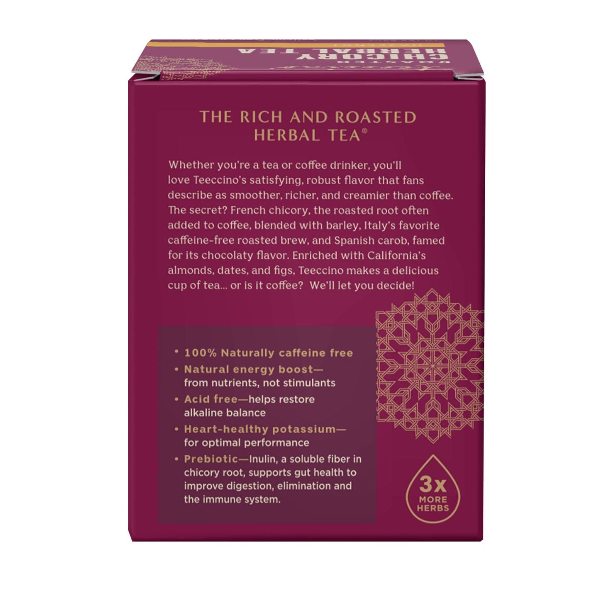 Té de hierbas tostado de avellana