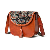 Sorprendente bolso étnico Ajrakh