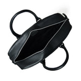 Maletín de cuero negro de Texas