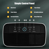 800 sq.ft Air Purifier True HEPA Filter Carbon Filter Air Cleaner Home Office