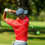 Ayuda de entrenamiento de swing de golf de 40 pulgadas con cabeza pesada para agarre, ritmo y equilibrio