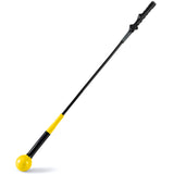 Ayuda de entrenamiento de swing de golf de 40 pulgadas con cabeza pesada para agarre, ritmo y equilibrio