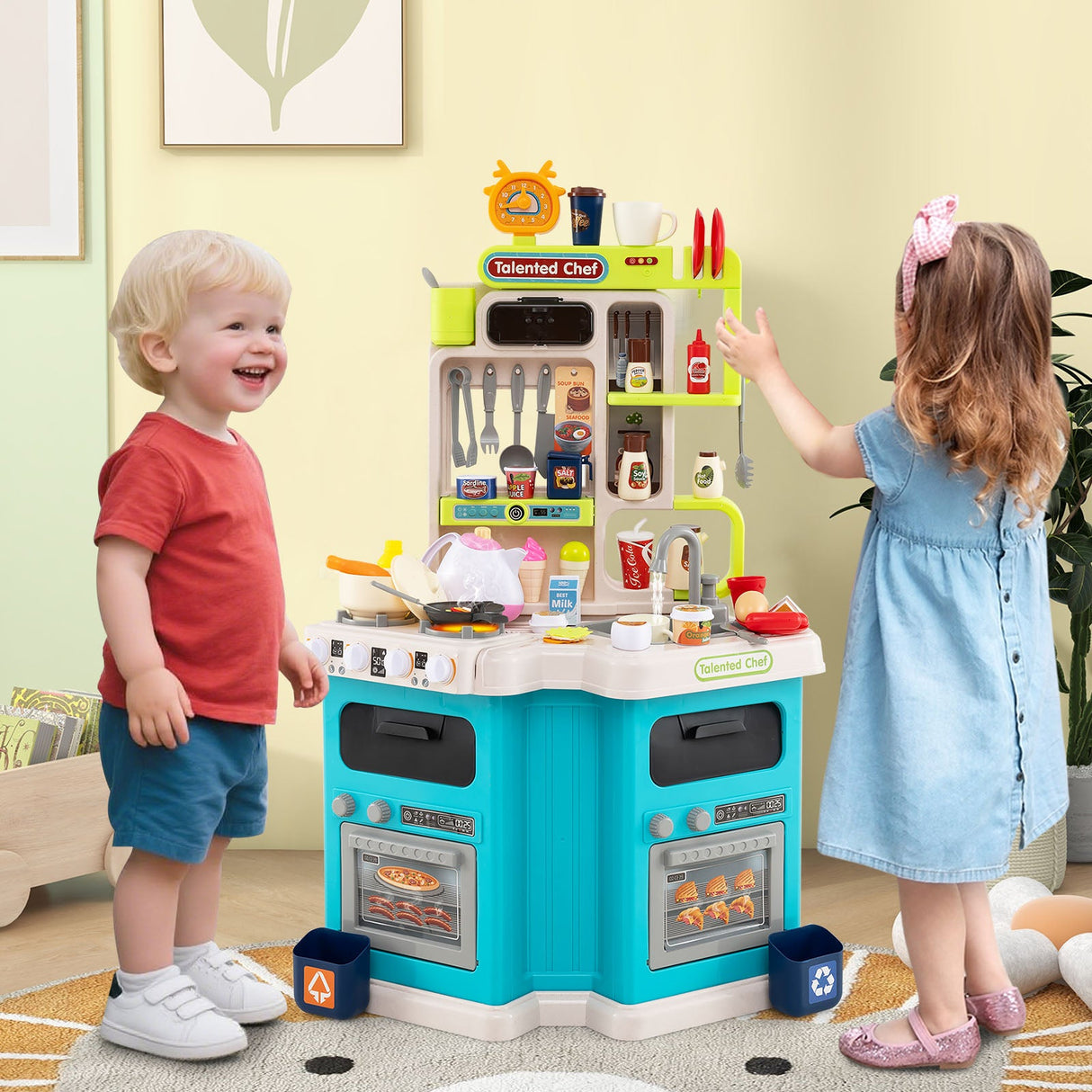 Juego de cocina de juguete para niños
