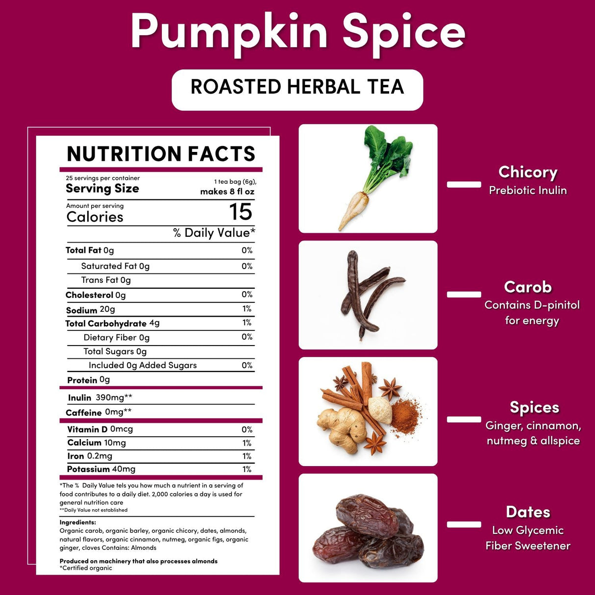Tisana de calabaza con especias asadas