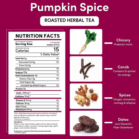 Tisana de calabaza con especias asadas