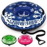 42" Heavy-duty Inflatable Snow Tube with Detachable Tow Strap