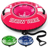 42" Heavy-duty Inflatable Snow Tube with Detachable Tow Strap