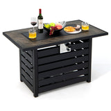 Mesa fogata de propano de 42 pulgadas y 50000 BTU con superficie de polvo mineral