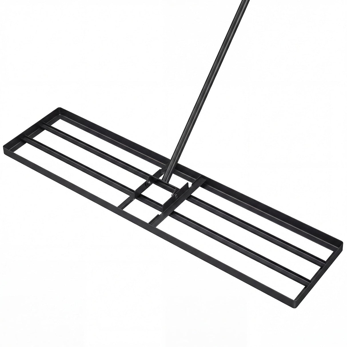 Rastrillo nivelador de césped de 42 x 10 pulgadas con mango ergonómico