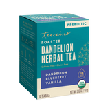 Té de hierbas tostado de diente de león, arándanos y vainilla