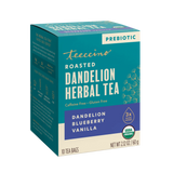Té de hierbas tostado de diente de león, arándanos y vainilla