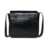 Bandolera Diva Black Croco