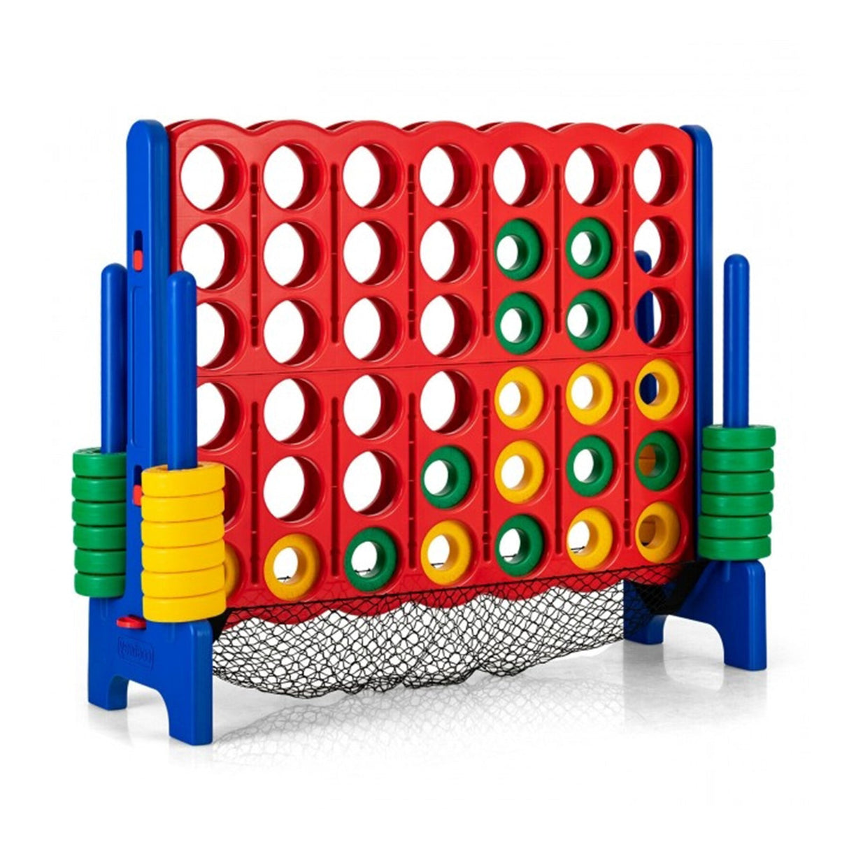 Juego Gigante 4 en raya con almacenamiento de red - Azul