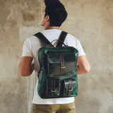 Mochila de cuero Greenfield