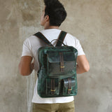 Mochila de cuero Greenfield