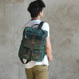 Mochila de cuero Greenfield