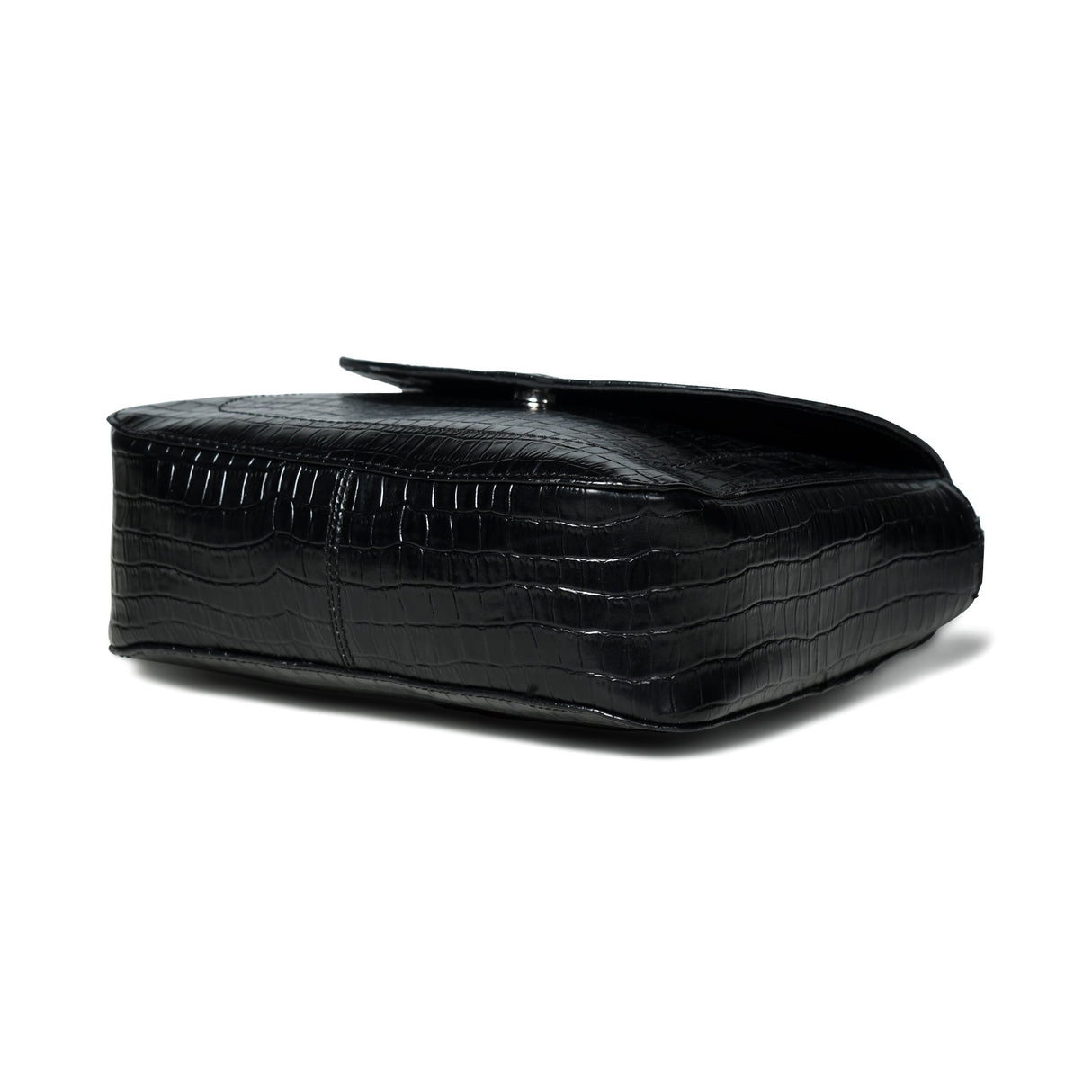 Bandolera Diva Black Croco