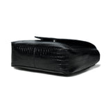 Bandolera Diva Black Croco