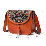 Sorprendente bolso étnico Ajrakh