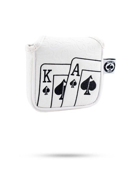 Blanqueado As de Picas - Funda de Mazo para Putter