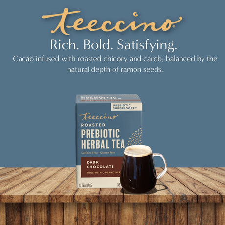 Té de Hierbas Prebiótico SuperBoost de Chocolate Negro