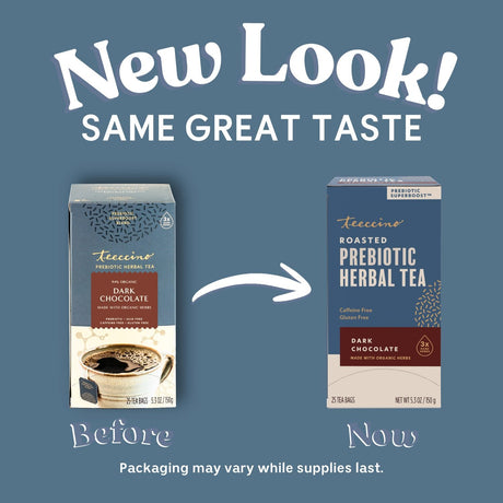Té de Hierbas Prebiótico SuperBoost de Chocolate Negro