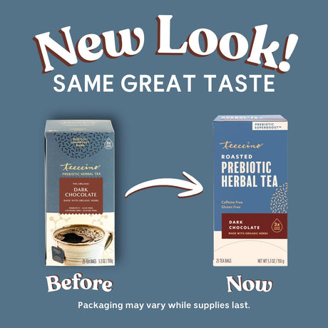 Té de Hierbas Prebiótico SuperBoost de Chocolate Negro