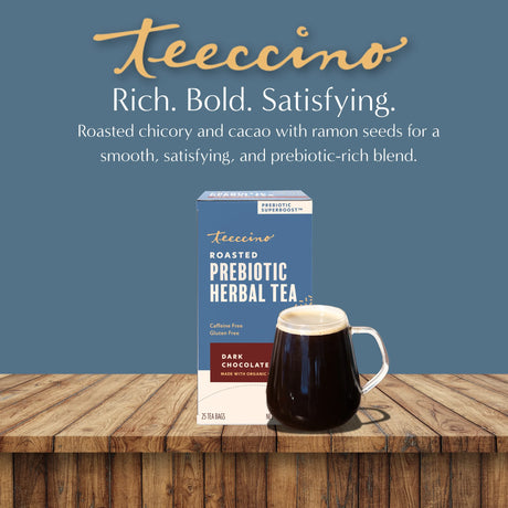 Té de Hierbas Prebiótico SuperBoost de Chocolate Negro