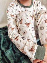 Pijama de Bambú de 2 piezas "Amigos del Polo Norte"