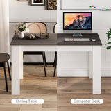 Mesa de comedor de 47 pulgadas para cocina y comedor