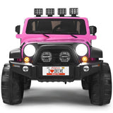 12V 2-Seater Ride on Car Truck with Remote Control and Storage Room