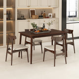 Mesa de comedor de madera de 48 pulgadas para 4 personas