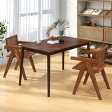 Mesa de comedor de madera de 48 pulgadas para 4 personas