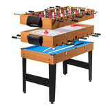 Mesa de juegos combinada 3 en 1 de 48 pulgadas con fútbol para salas de juegos