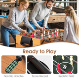 Mesa de juegos combinada 3 en 1 de 48 pulgadas con fútbol para salas de juegos
