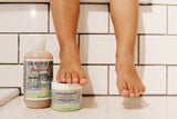 Paquete de crema y gel de baño para el eccema