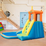 Casa inflable con tobogán de agua sin soplador