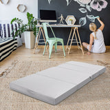 Colchón de espuma plegable de 4 pulgadas para sofá cama con asas