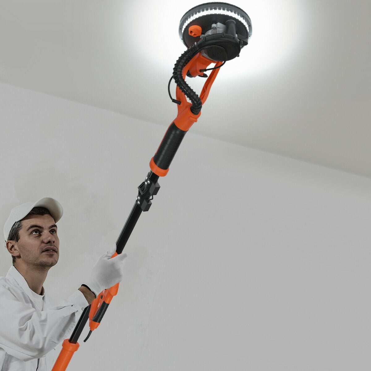 Lijadora eléctrica plegable para paneles de yeso de 750 W con velocidad variable