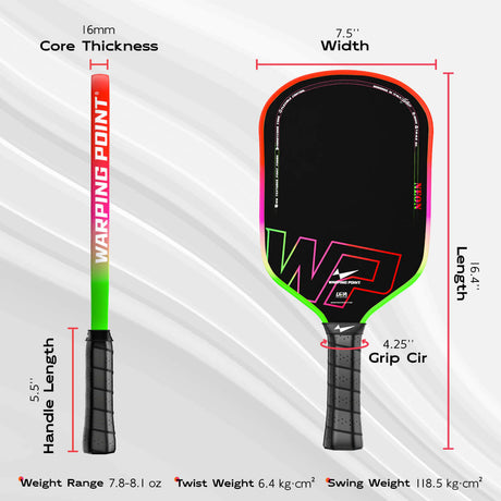 Pala de Pickleball Neón - Gen 3