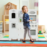 Juego de juguetes de cocina de imitación para niños con dispensador de agua