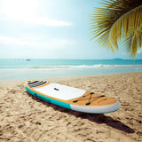 Tabla de remo inflable de pie de 10' SUP con bolsa