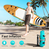 Tabla de remo inflable de pie de 10' SUP con bolsa