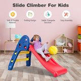 Tobogán plegable de plástico para 2 niños