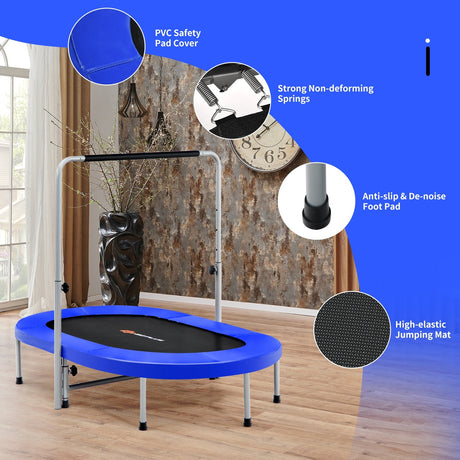 Trampolín Rebotador Plegable para Niños de 2 Plazas