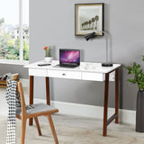 Escritorio de computadora, mesa para laptop, mesa de escritura, tocador de maquillaje